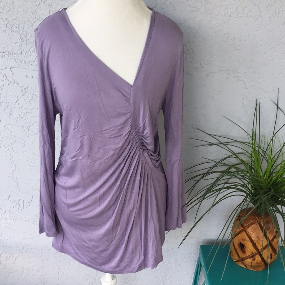 Purple Long Sleeve Top